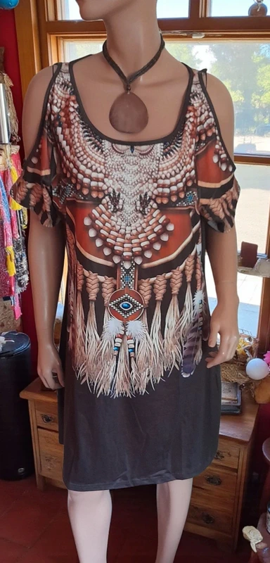 Native American inspired dreamcatcher dress Native American inspired dreamcatcher dress